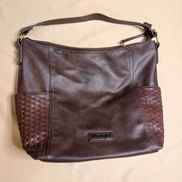Wrangler Brown Oversized Shoulder Bag - Picture 2 of 9